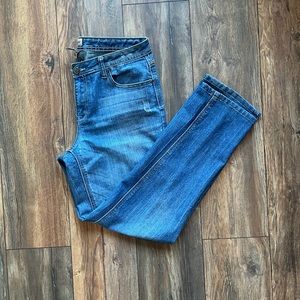 Earl jean Women's Jeans size 12 color blue straight leg